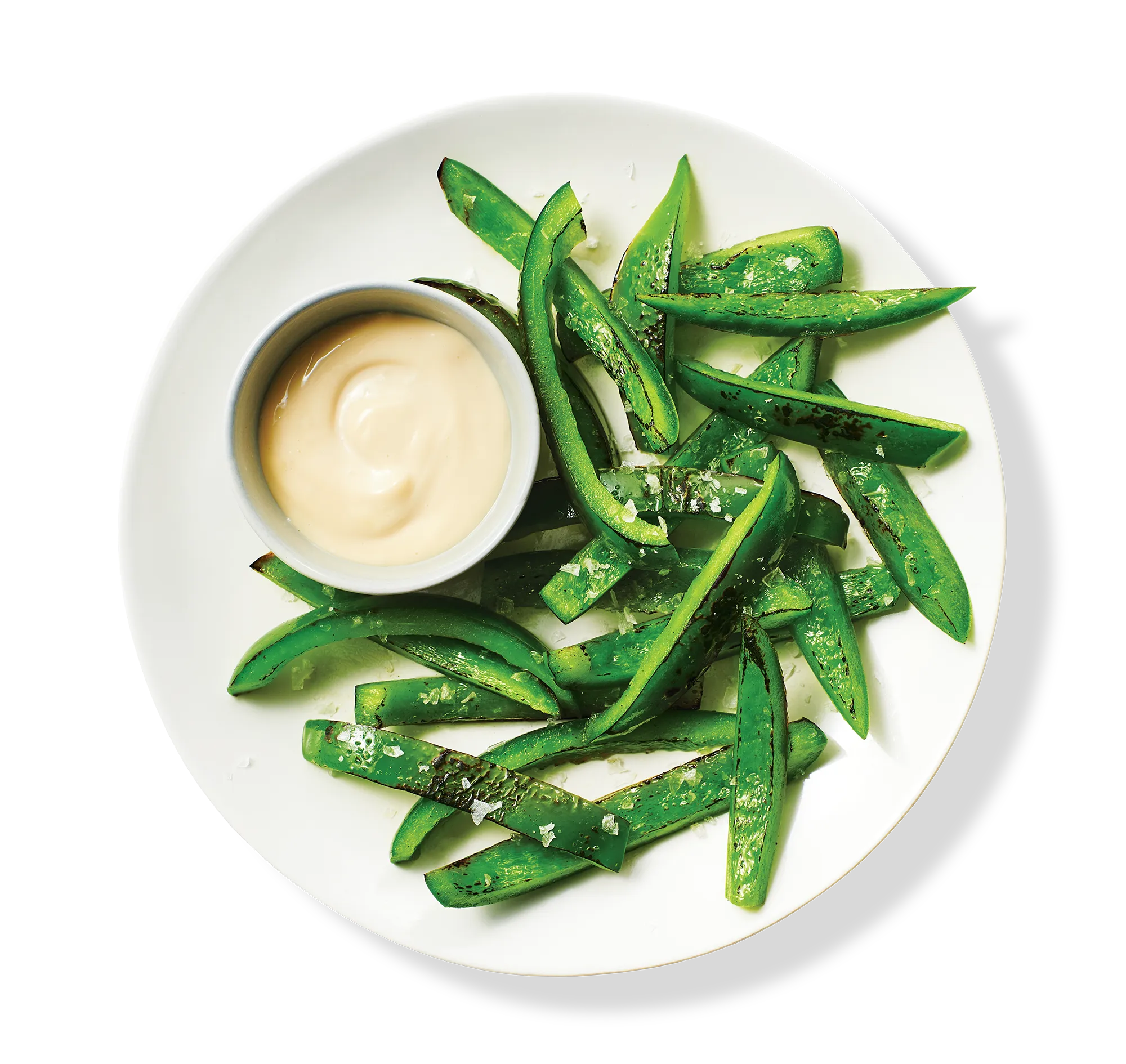 Blistered Peppers with Ponzu Aioli